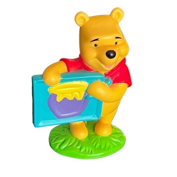 Vintage 90s Disney Winnie The Pooh Mini Figure 3” - Picture 4 of 8
